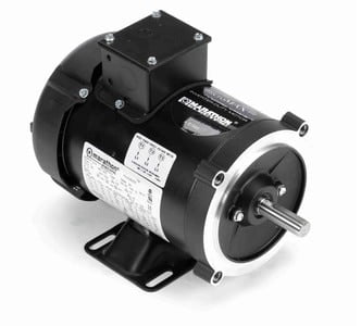 3/4 hp 1800 RPM 3-Phase 56C Frame TEFC (rigid base) 230V Marathon Motor # Y506