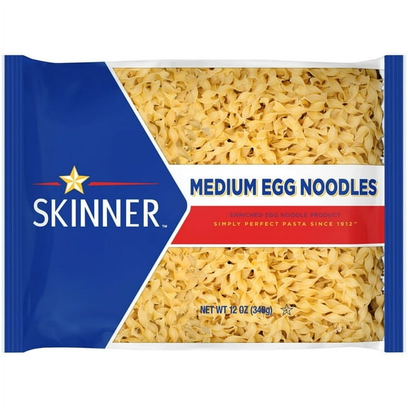 (12 Pack) Skinner Medium Egg Noodles Pasta, 12 Oz