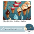 thumbnail image 2 of Ice Cream Polyester Outdoor Carpet Office Mat Chair Mat Non-Slip Machine Washable, 2 of 6