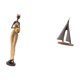thumbnail image 5 of Estatuas de mujeres,Estatuas y esculturas africanas Tienda de estatuas de mujeres,Escultura de velero,Estatua de velero Decoración de velero Barco de vela,Figura de velero modelo escultura, 5 of 8