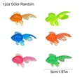 thumbnail image 4 of 6 Pcs Fake Plastic Fish Floating, Artificial Aquarium Fishes, Realistic Artificial Moving Colorful Goldfish, Fake Goldfish Decoration Ornament for Aquarium Tank, 4 of 7