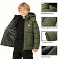 thumbnail image 6 of Boys Winter Coats with Hood Insulated Kids Puffer Jacket for Snow, 6 of 8