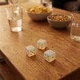 thumbnail image 6 of Natural Crystal Dice, 16mm 6-Sided D6 with Gold Pips, Polished Hand-Carved Stone Die for Tabletop Board Games, Tarot Divination, Ornament & Home Decor, 1Pc, 6 of 7