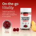 thumbnail image 5 of Snap Beet Root Gummies, Nitric Oxide Support for Heart Health & Energy, Peach Flavor, 60 Count, 5 of 10