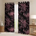 thumbnail image 2 of Feelyou Rustic Farmhouse Floral Blackout Curtains Set of 2 (52x84 Each), Retro French Style Window Curtains, Romantic Garden Flower Curtains and Drapes, Blackout Curtains Bedroom Decor, 2 of 6