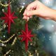 thumbnail image 1 of Pack 2 de adornos colgantes para árbol de Navidad | Decoraciones de plástico para Navidad Dorado/Blanco/Rojo | Colgantes 3D Unique Humor 4,88x3in para fiesta, casa, salón, decoración de centro, 1 of 6