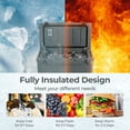 thumbnail image 6 of Costway 50 QT Rotomolded Cooler Portable Ice Chest Ice Retention for 5-7 Days Charcoal, 6 of 10