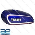 thumbnail image 2 of Yamaha RX100 RX125 Dark Blue Petrol Fuel Tank With Lid Cap + Tap, 2 of 5