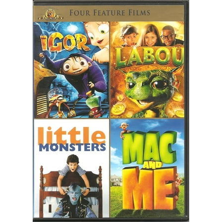 Igor / Labou / Little Monsters / Mac and Me (DVD, 3-Disc Set) NEW