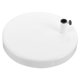 thumbnail image 4 of Round Lamp Base Iron White for DIY Table Lamp Base Without Shade Compact Portability, 4 of 5