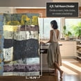 thumbnail image 5 of Red Lantern 6 ft. News Report Canvas Room Divider, 3 Panel, Freestanding, Multicolor, 5 of 5