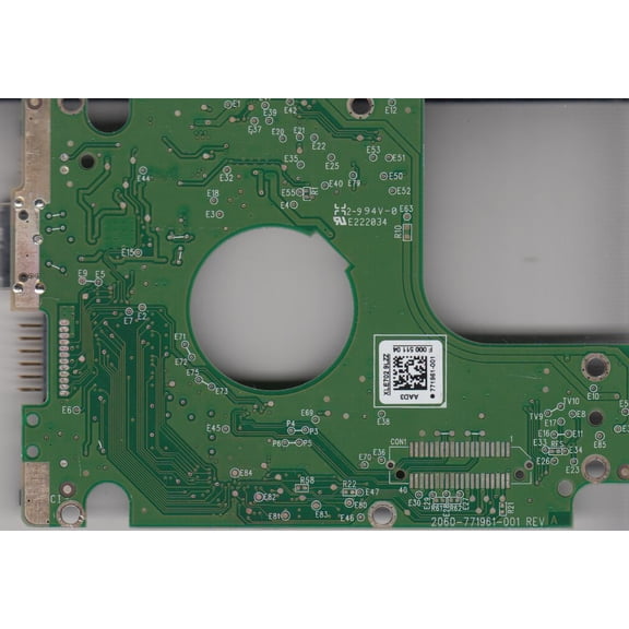 WD10JMVW-11AJGS1, 771961-001 AAD3, WD USB 2.5 PCB