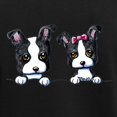thumbnail image 3 of CafePress - Kiniart Boston Terrier Women's Dark Pajamas - Women's Short Sleeve Print T-Shirt and Pants Dark Cotton Pajama Set, 3 of 7