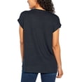 thumbnail image 3 of Orvis Womens V-Neck Tunic Top Size: M, Color: Black, 3 of 4
