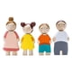 thumbnail image 1 of Tender Leaf Toys - The Leaf Family - 4 Pcs Wooden Family Mini Dolls Playset for Children, Kids Miniature Pretend Play Dollhouse Figures, Includes Parents, Sibling - Age 3+, 1 of 5