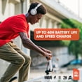 thumbnail image 4 of Tune 510BT - Auriculares Bluetooth con hasta 40 horas de batería, micrófono para llamadas, plegables y cómodos, compatibles con Android e iOS (Azul), 4 of 5
