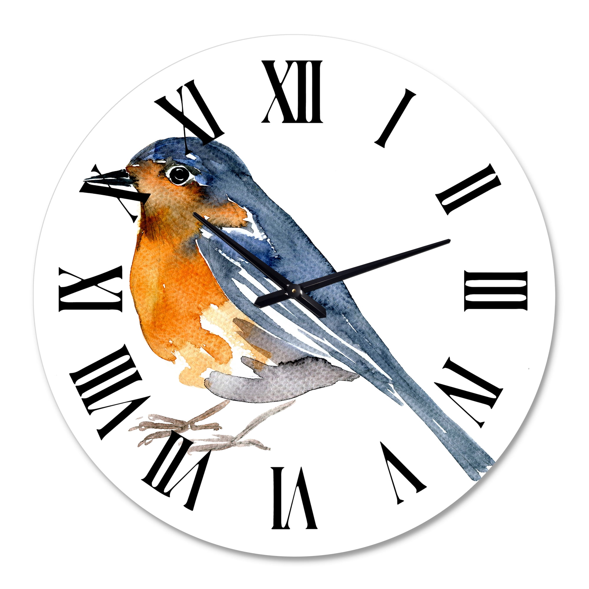Designart 1 in Quartz Traditional Wall Clock