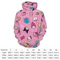 thumbnail image 4 of Hello Kitty Hoodie 3D Print Pullover Hooded Long Sleeve Sweatshirts Tops Blouse with Pocket for Mens Womens, 4 of 6