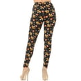 thumbnail image 2 of Buttery Soft Presents and Baby Reindeer Christmas Plus Size Leggings (One Size Plus,Black), 2 of 2