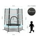 thumbnail image 4 of Trampolín Infantil De 1.4 Mts Onof JMP-55 C/ Malla Protectora De 1 a 3 Años, 4 of 8