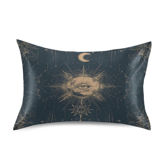 Satin Pillowcase Home Luxury Envelope Pillowcases Soft And Smooth A Celestial Star Map