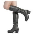 thumbnail image 2 of BURUDANI Women's Chunky Heel Knee High Boots CHAI-1, 2 of 5