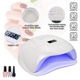 thumbnail image 4 of Secador de uñas con lámpara LED UV de 80 W para esmalte de uñas en gel, lámpara de curado con sensor automático con ajustes de temporizador, herramientas para uñas de manos y pies Adepaton 970812-1, 4 of 6