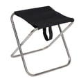 thumbnail image 2 of Taburete de camping Sunnimix Silla de pesca plegable Portátil Negro, 2 of 8