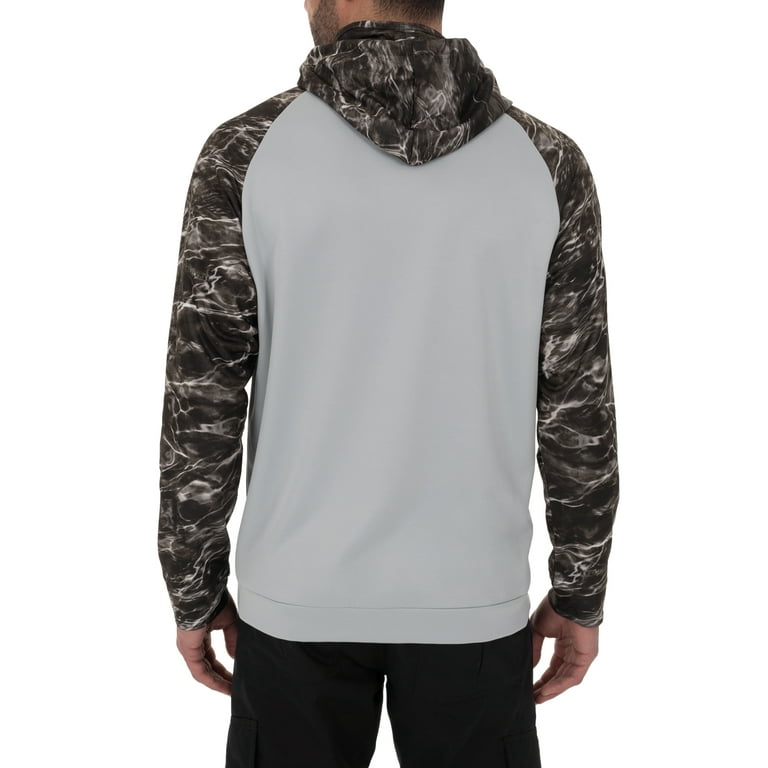 Mossy Oak Men's Fishing Hoodie and Face Gaiter 
