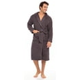 thumbnail image 3 of Men Hooded Bathrobe For Men 100% Cotton Terry Bathrobes with Hood Towel Spa Robe, 3 of 6