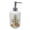 Red, variant on 7 x 3.5 in. Unisex Red Border Collie Merry Christmas Tree Ceramic Soap Dispenser