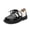 White, variant on LYHaoo Boys Classic Dress Shoes Formal Casual Round Toe Flats Shoes for Boys School Uniform Shoes,Black,Sizes 11(6.77") Little Kid