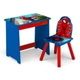 Find Your Perfect SpiderMan Wood Art Desk and Chair Set with Dry Erase