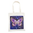 thumbnail image 1 of Injueey Bolsa de lona Pintura Tote Bolsa de compras Multicolor Reutilizable Larga duración Multiusos Mujeres al aire libre 001-2835 Type4 NO4, 1 of 6
