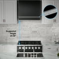 thumbnail image 4 of Akicon Range Hood 30 Inch, 600 CFM Ducted Vent Hood, Stainless Steel Box Kitchen Hood with 2 LED Lights, Removable Baffle Filters, Stove Hood Vent for Kitchen, 3 Speeds, Wall Mounted (AK-HS30HB-JBN), 4 of 7