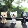 thumbnail image 2 of New Shaking Head Dog Ornament Cute Nodding Decoration Gift Car Interior Resin Dog Decoration, 2 of 7
