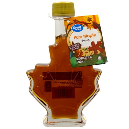 Great Value Pure Maple Syrup, 6.77 fl oz