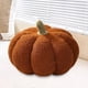 thumbnail image 2 of Almohadas de calabaza de Halloween, lindo cojín en forma de 3D, decoración del hogar de Halloween, juguetes de peluche, almohada rellena para sala de Marrón, 2 of 8