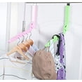 thumbnail image 4 of 4 piezas de perchas de plástico plegables para colgar en la puerta calcetines, pantalones, ropa de bebé, toallas, trapos, vestidos, sujetadores, faldas, camisetas y calcetines, 4 of 5