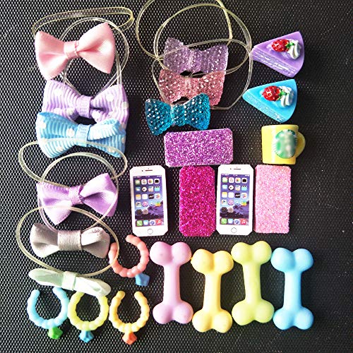 Details about  / Random 12 Lot Accessories For LPS Bowl Bones Drinks Collars Who Love LPS For Kid