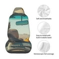 thumbnail image 4 of Balery Desert Monkeys Drive Funda de Asiento para Auto con Diseño - Cubierta Frontal Suave y Transpirable con Protector Antideslizante- 1 Unidad, 4 of 5