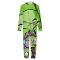 thumbnail image 4 of Invader Zim Kids Hooded Jumpsuit Union Suit Onesie One Piece Blanket for Boys Girls, 4 of 7