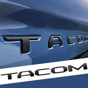 Auto safety Metal Tailgate Insert Letters Compatible with 2016-2022 Tacoma 3D Raised Zinc Alloy Rear Emblem with Strong Adhesive-Matte Black