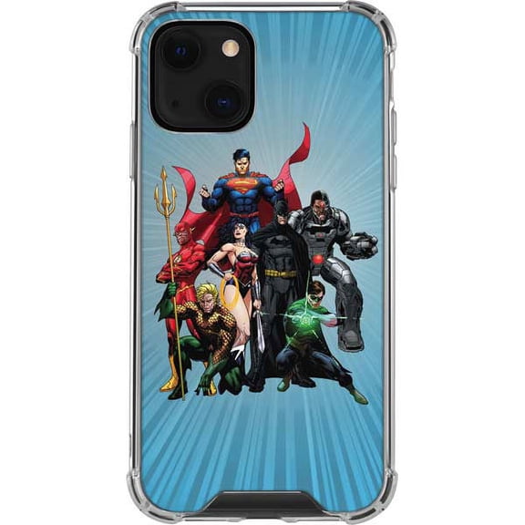 Skinit DC Comics Justice League New 52 iPhone 14 Plus Clear Case
