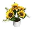 thumbnail image 1 of Maceta con girasol amarillo Dekora Depot 21cm, 1 of 5
