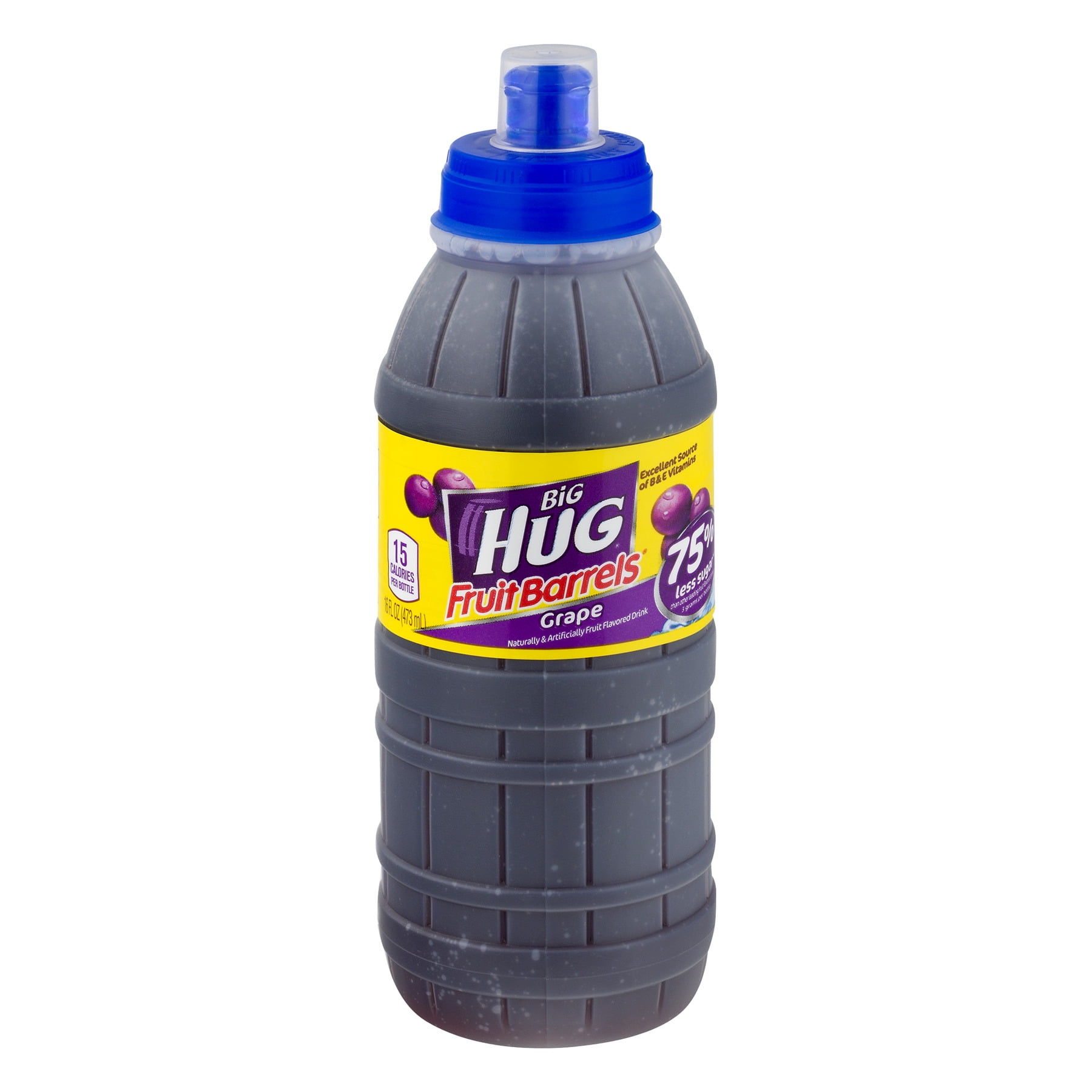 Big Hug Fruit Barrels Grape Naturally Flavored Drink, 16 Fl. Oz.