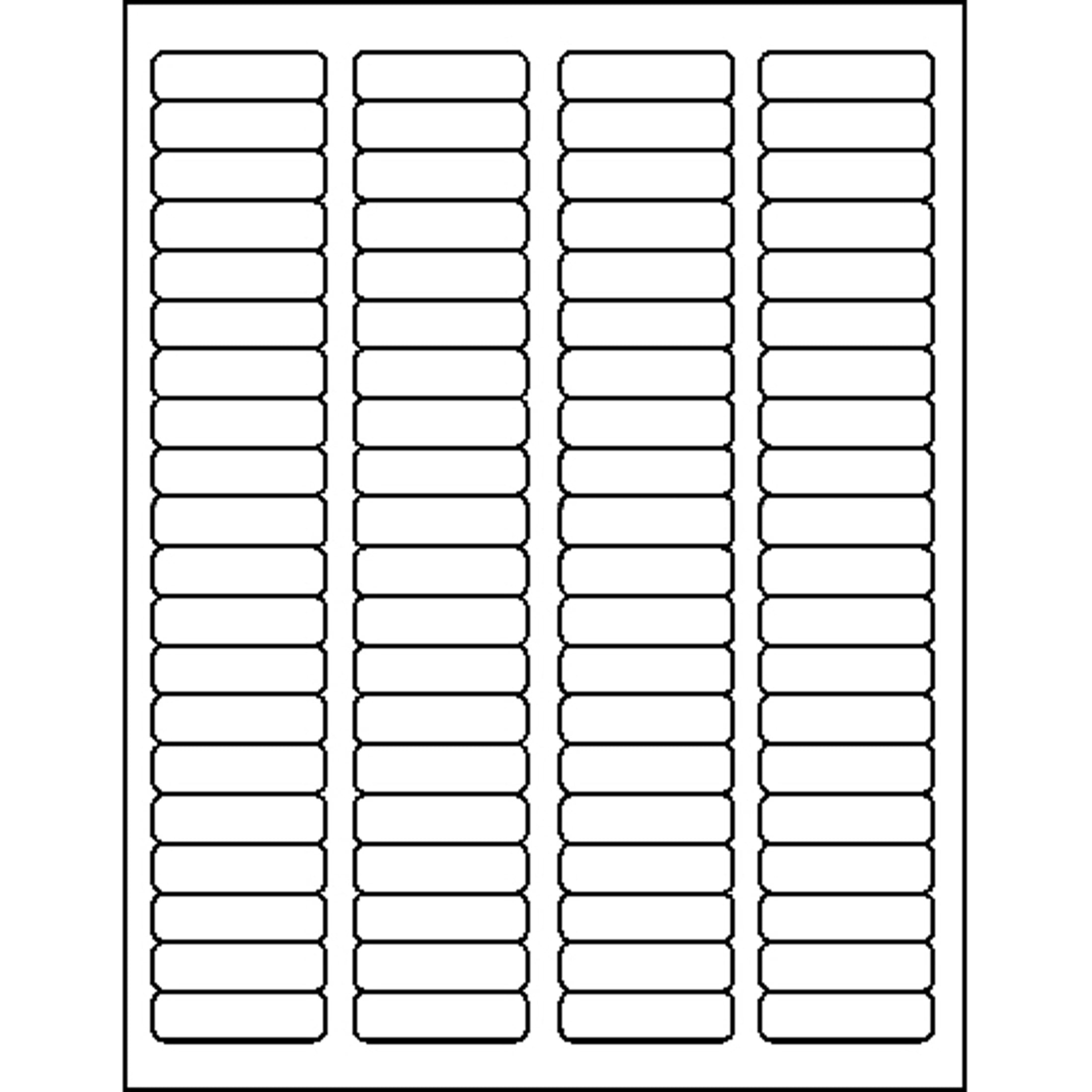 Business Source, BSN26121, Clear Return Address Laser Labels, 2000 / Pack, Clear