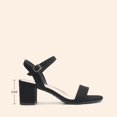 thumbnail image 2 of Sandalias de Tacón Cuadrado para Mujer DREAM PAIRS en Ante Negro 5.5 cm, 2 of 8