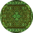 thumbnail image 1 of Ahgly Company Indoor Round Persian Green Traditional Area Rugs, 7' Round, 1 of 1