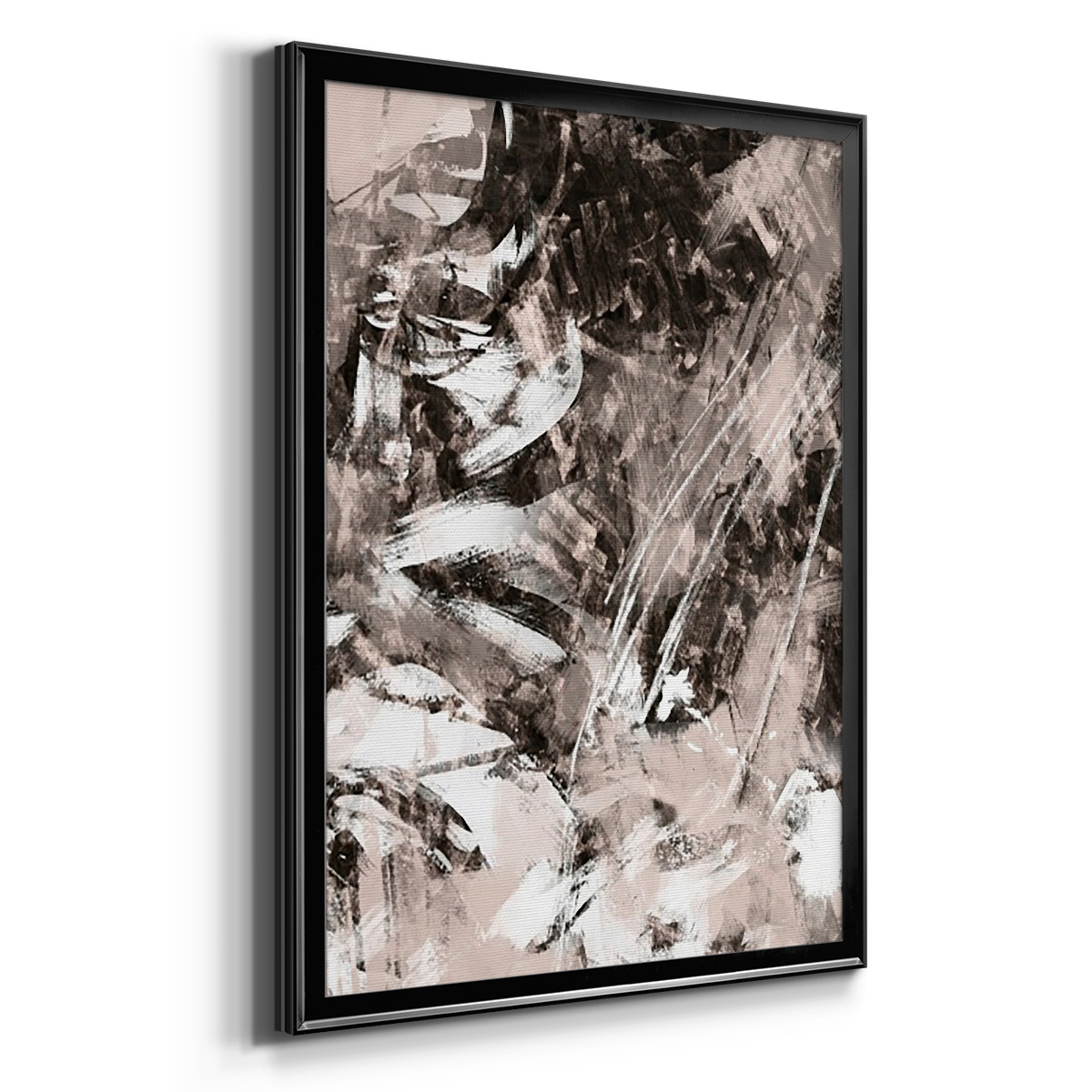 Blush Blackboard II Premium Framed Print, in Gold, Black, or Silver - Ready to Hang